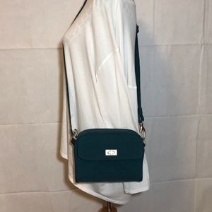 Magellan Peacock Anti-Theft RFID Crossbody Purse Bag